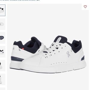 On Cloud Sneakers The Roger Advantage - white/midnight